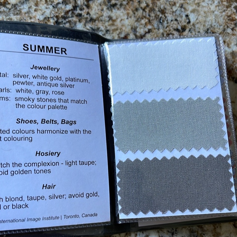 True Summer Color Swatch Wallet